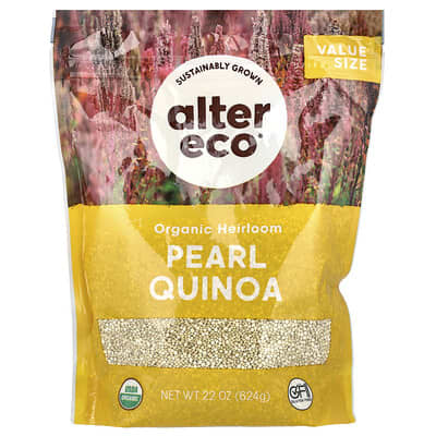 Organic Heirloom Pearl Quinoa, 22 oz (624 g)