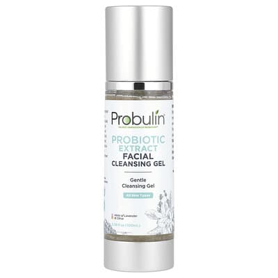 Probulin гель для очищения лица с экстрактом пробиотика, Lavender & Citrus, 3.38 fl oz (100 ml)