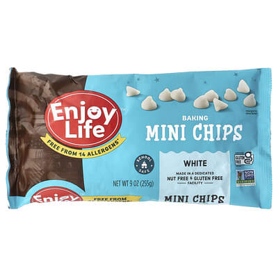 Baking Mini Chips, White, 9 oz (255 g)