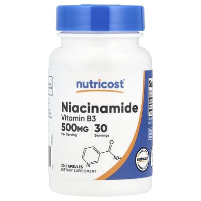 Ниацинамид, 500 mg, 30 капсул