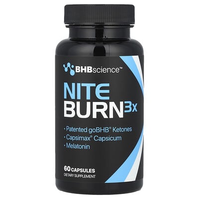BHB Science™, Nite Burn 3X, 60 капсул