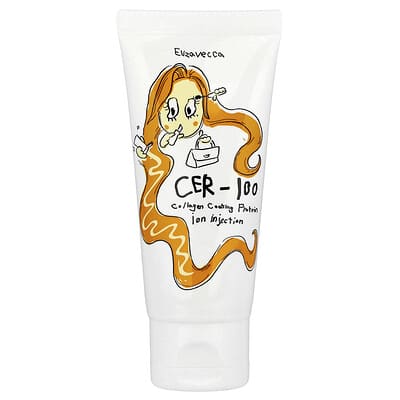 Elizavecca CER-100 коллагеновая ионная инъекция для волос, 1.69 fl oz (50 ml)