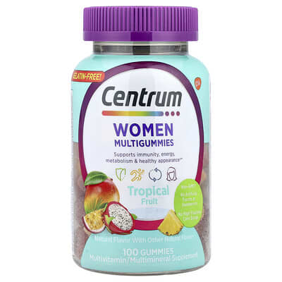 Women Multigummies, Tropical Fruit, 100 Gummies