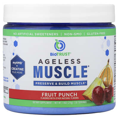 Добавка Ageless Muscle Fruit Punch, 7.4 oz (211 g)