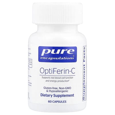 Pure Encapsulations OptiFerin-C, 60 капсул