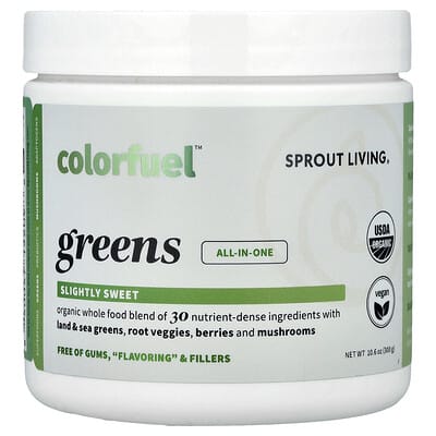 Зеленый суперфуд Sprout Living Colorfuel™ 10.6 oz (300 g)
