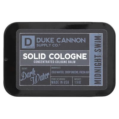 Твердые одеколоны Duke Cannon Supply Co., Midnight Swim, 1.5 oz