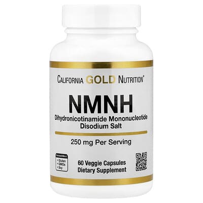 NMNH California Gold Nutrition 250 mg 60 капсул