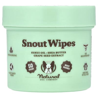 Snout Wipes, 50 Count