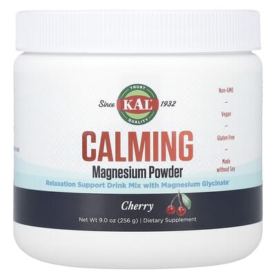 Calming Magnesium Powder, Cherry, 9 oz (256 g)