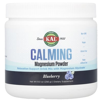 KAL Магний в порошке Blueberry, 9 oz (256 g)
