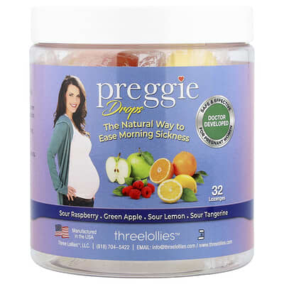 Леденцы Preggie, Assorted, 32 штуки