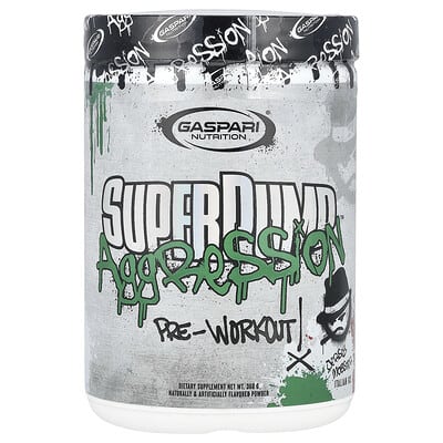 Предтренировочный комплекс Gaspari Nutrition SuperPump Aggression™ Jersey Mobster Italian Ice 360 g