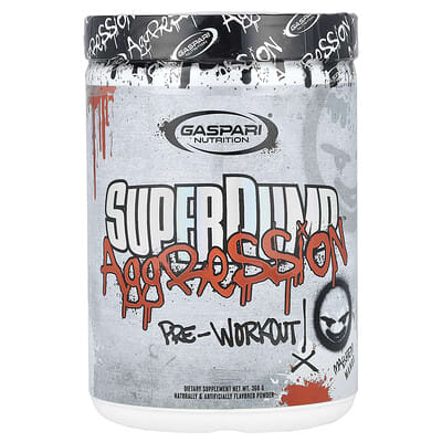 Gaspari Nutrition SuperPump Aggression™ Предтренировочный комплекс, Mayhem Mango, 360 g