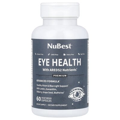 Eye Health With AREDS2 Nutrients, 60 Vegetarian Capsules