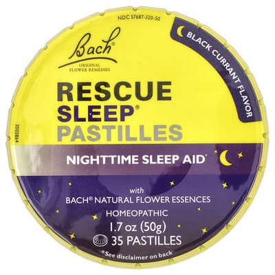 Bach Rescue Sleep® пастилки черная смородина 35 шт