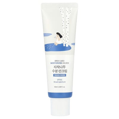 Birch Juice Moisturizing UVLock Sunscreen, SPF 45, 1.69 fl oz (50 ml)