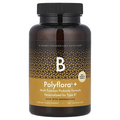 Пробиотическая формула Polyflora® + B, 120 VeggieCaps