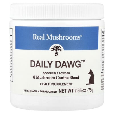 Daily Dawg™, 8 Mushroom Canine Blend, For Dogs, 2.65 oz (75 g)