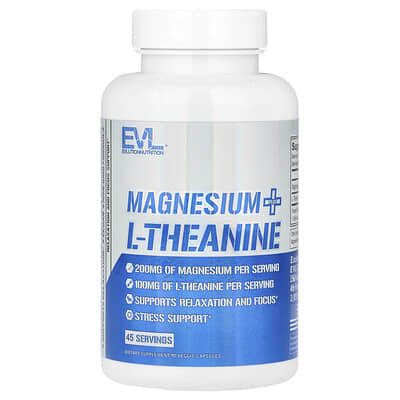 Magnesium plus L-Theanine, 90 Veggie Capsules
