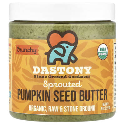 Sprouted Pumpkin Seed Butter, Crunchy, 8 oz (227 g)