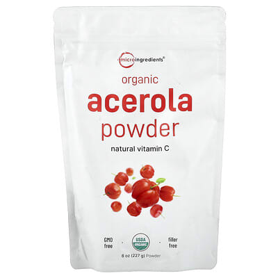 Organic Acerola Powder, 8 oz (227 g)