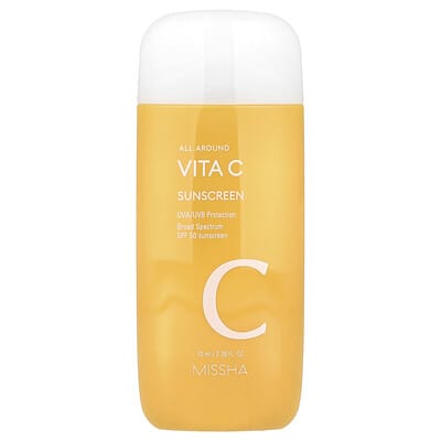 Солнцезащитный крем All Around Vita C Sunscreen, SPF 50, 2.36 fl oz (70 ml)