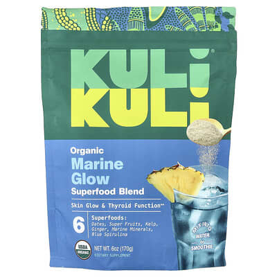 Органическая смесь суперфудов Kuli Kuli Marine Glow, 6 oz (170 g)