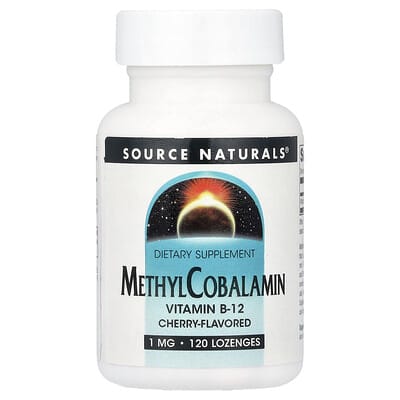 MethylCobalamin, Cherry, 1 mg, 120 Lozenges