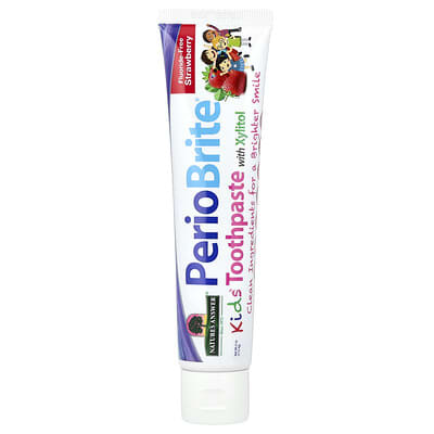PerioBright®, Kids' Fluoride-Free Toothpaste with Xylitol, Strawberry, 4 oz (113.4 g)