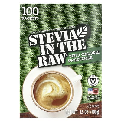 Stevia In The Raw®, Zero Calorie Sweetener, 100 Packets, 3.5 oz (100 g)