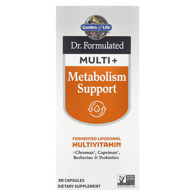 Dr. Formulated Multi+, поддержка метаболизма, 30 капсул