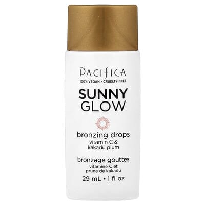 Sunny Glow, Bronzing Drops, 1 fl oz (29 ml)