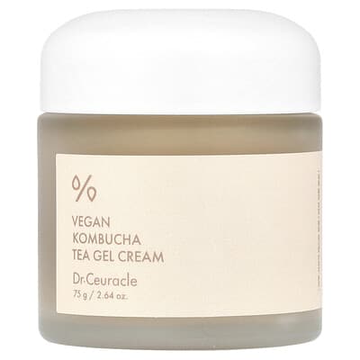 Vegan Kombucha Tea Gel Cream, 2.64 oz (75 g)