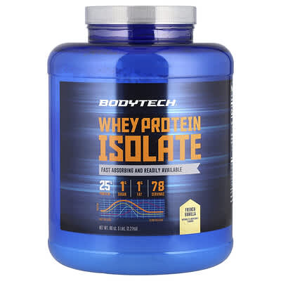 Whey Protein Isolate, French Vanilla, 5 lbs (2.27 kg)