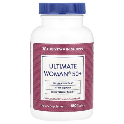 Мультивитамины и мультиминералы Ultimate Woman® 50+, 180 Tablets