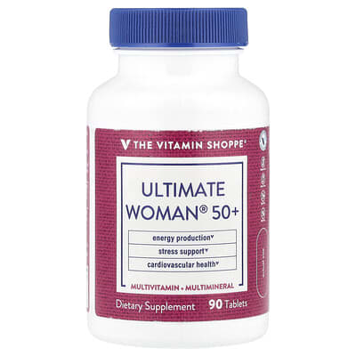 Ultimate Woman® 50+, Multivitamin & Multimineral, 90 Tablets