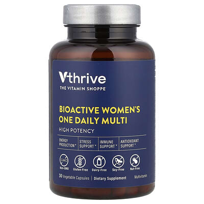 Vthrive Bioactive Мужской комплекс витаминов на каждый день 30 растительных капсул