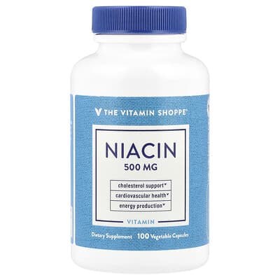 Ниацин 500 mg, 100 Vegetable Capsules
