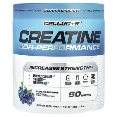 Креатин COR-Performance® Creatine, Blue Raspberry, 11.1 oz (315 g)