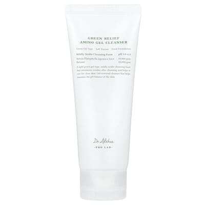 Green Relief Amino Gel Cleanser, 3.38 fl oz (100 ml)