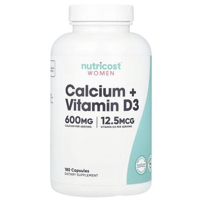 Женский комплекс Calcium + Vitamin D3, 180 капсул