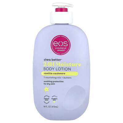Лосьон для тела Shea Better™, 24H увлажнение, Vanilla Cashmere, 16 fl oz (473 ml)
