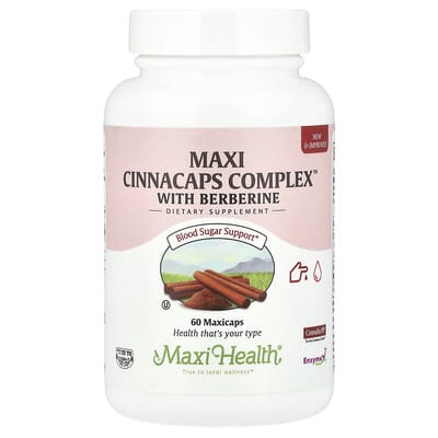 Maxi Cinnacaps Complex™ с берберином, 60 капсул