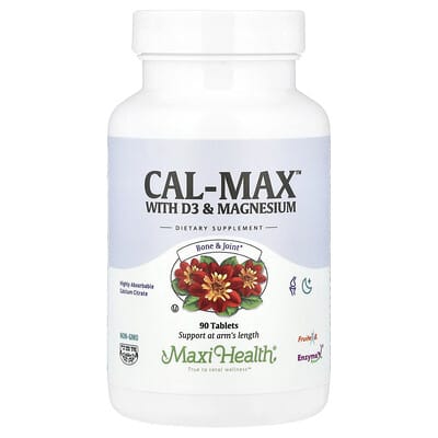 Cal-Max™ с D3 и магнием, 90 таблеток