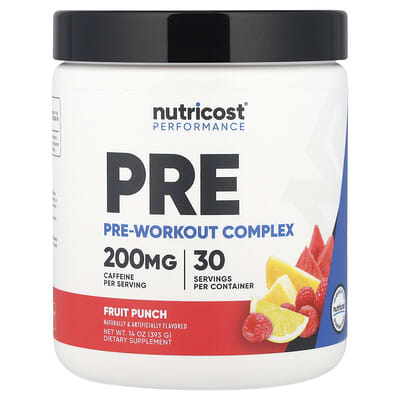Performance, Pre-Workout Complex, Fruit Punch, 14 oz (393 g)
