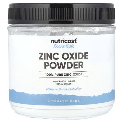 Essential, Zinc Oxide Powder, 17.9 oz (500 g)