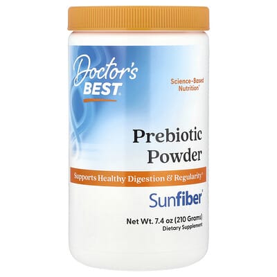 Prebiotic Powder, Sunfiber®, Unflavored, 7.4 oz (210 g)
