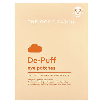 De-Puff Eye Patches , 3 Patch Sets