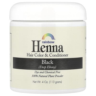 Henna, Hair Color & Conditioner, Black, 4 oz (113 g)
